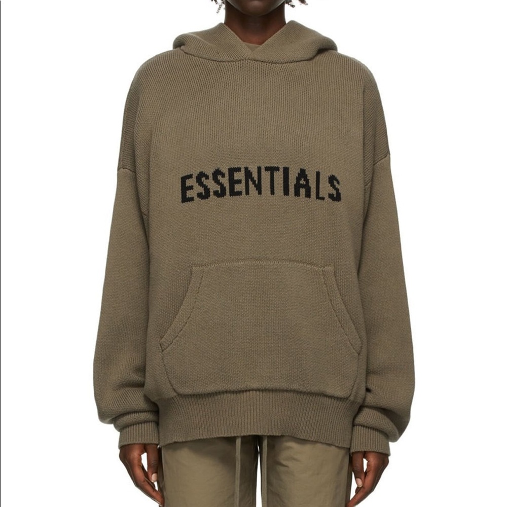 Fear of God Essentials Knit Pullover Hoodie